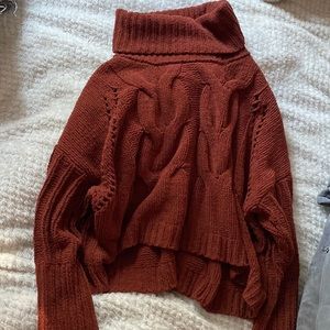 Rust colored sweater